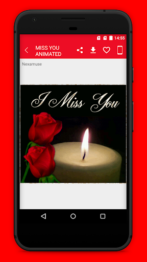 Miss You Animated GIF Screen 3