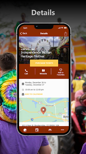 Android application Louisiana Fairs and Festivals screenshort