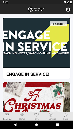Android application Potential Church screenshort