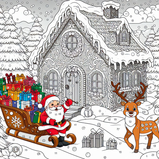 Baixar Christmas Gliter Coloring Book