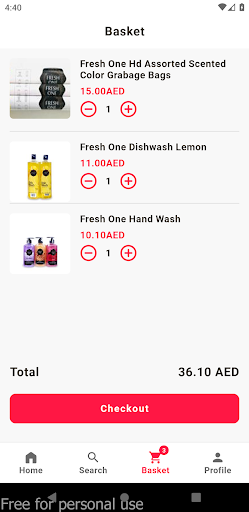 Fresh One AE Screen 3