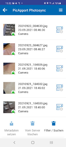 PicApport PhotoSync Screen 3