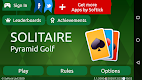screenshot of Pyramid Golf Solitaire