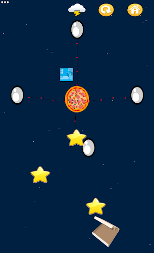 Android application Cut The Pizza screenshort