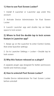 Fast Screen Locker - a pluginのおすすめ画像4