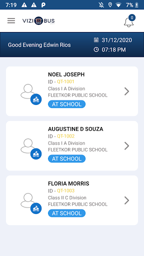 VIZIBUS Screen 3