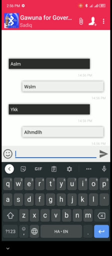 App screenshot