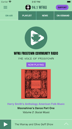 Android application WFNU 94.1 FM screenshort