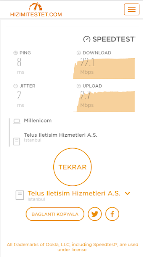 Hızımı Test Et - Mobil ve Ev İ Screen 3