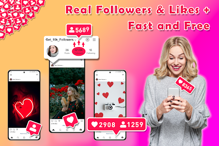 Captura 5 Get Real Followers Fast Likes android