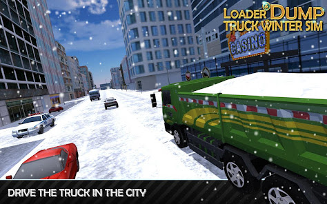 Loader & Dump Truck SIM Winter screenshots apk mod 5
