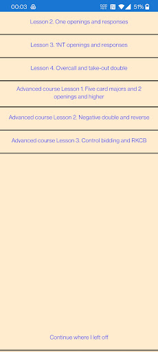Bidtrainer Screen 3