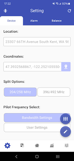 Android application ACI+ screenshort