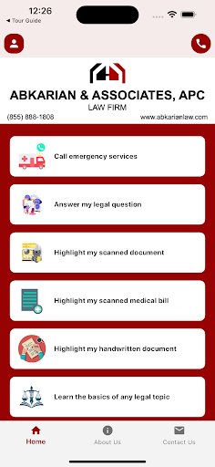 Android application AI App Abkarian & Associates screenshort