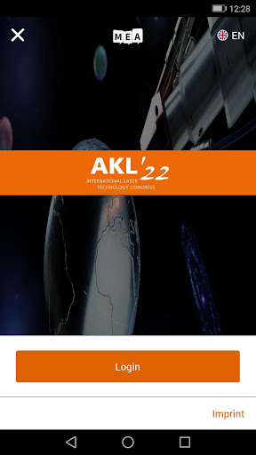 Android application Fraunhofer ILT Events screenshort
