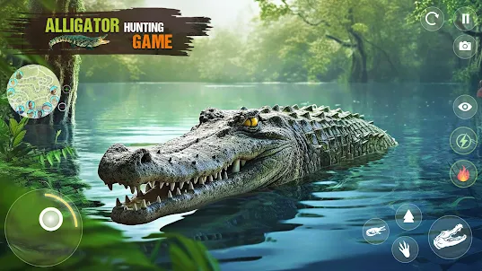 Animal Hunting Crocodile Game