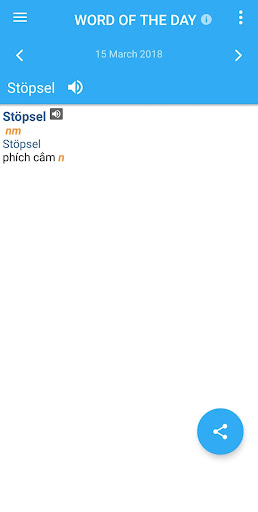 Screenshot of Vietnamese-German Dictionary