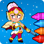 Cover Image of Download Coloring Brawl Stars All Skins  APK
