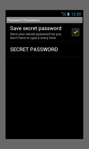 Password Chameleon Screen 3