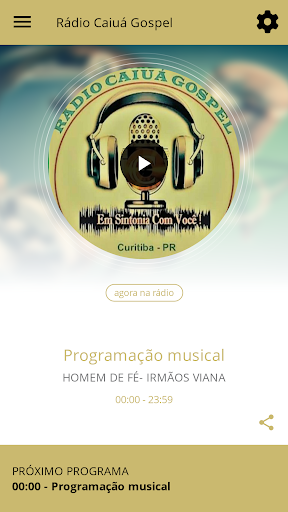 Android application Rádio Caiuá Gospel screenshort