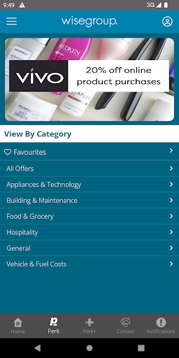 Wise Group Employee Benefits Screen 2