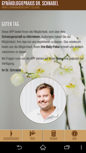 Android application Dr. Schnabel Gynäkologie screenshort