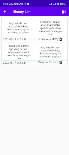 Cebuano To Malay Translator