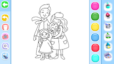 Family Love Coloring Bookのおすすめ画像5