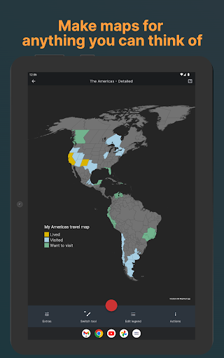 Screenshot of MapChart