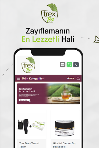 Android application Trex Tea Detoks screenshort