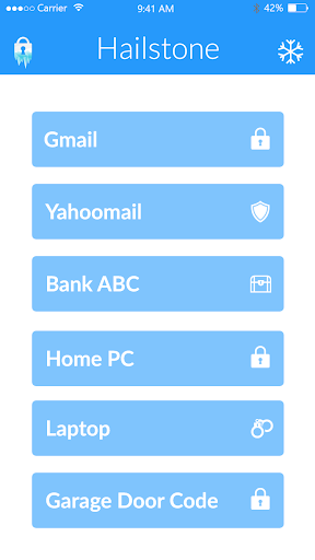 Hailstone - Password Manager Screenshot 3 - AppWisp.com