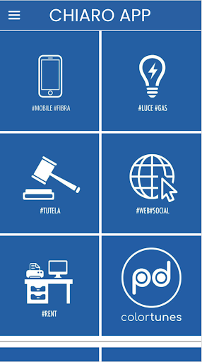 Android application Chiaro App screenshort