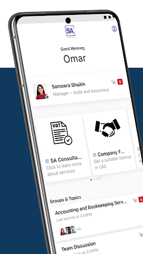 Android application SA Consultants screenshort