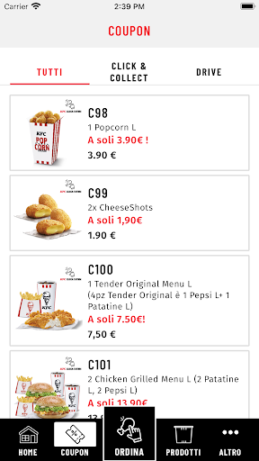 KFC Italia Screen 3
