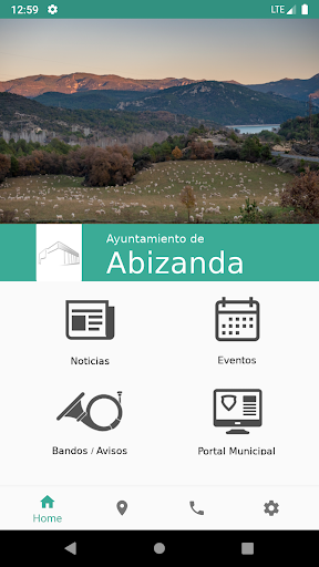 Android application Ayuntamiento de Abizanda screenshort