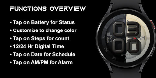 SSP Dual Tone Watch Face