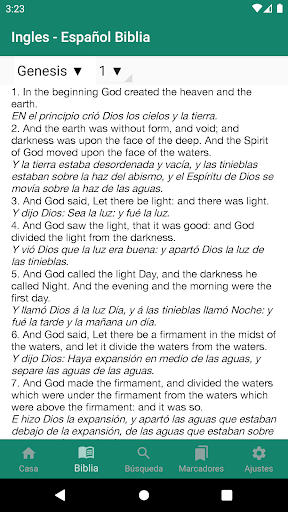English - Spanish Bible Screen 2