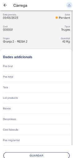 Ganados Casals Transports App Screen 3