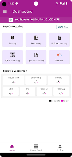 Android application GNRC SwasthyaMitra screenshort