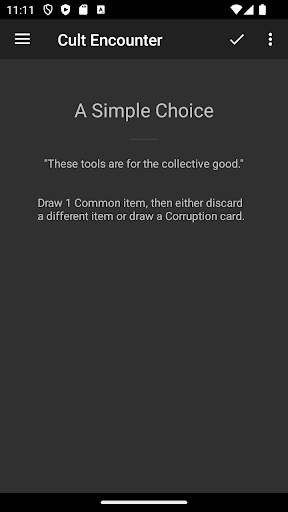 Android application Arkham Assistant (2nd edition) screenshort