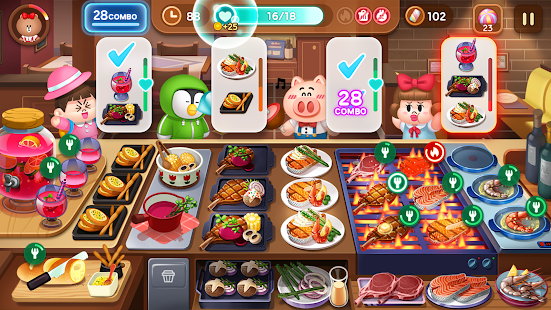 LINE CHEF Enjoy cooking with Brown! 1.15.1.0 APK screenshots 8