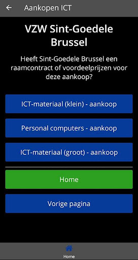 Android application Weg van de bestelling screenshort