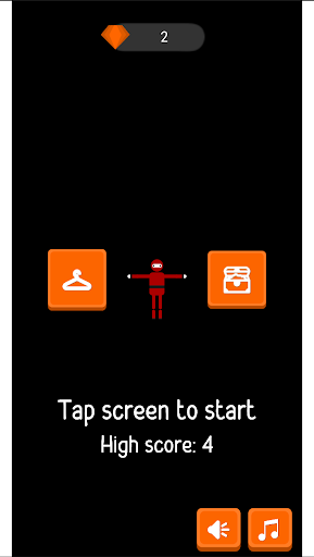 Android application Fall dude screenshort