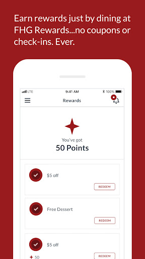 Android application FHG Rewards screenshort