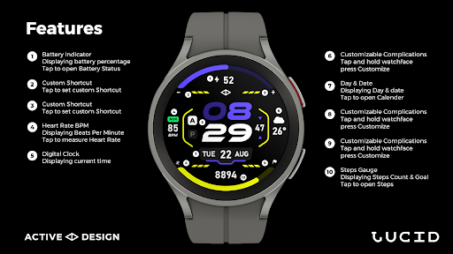 Lucid: Digital Watch Face screenshot 7