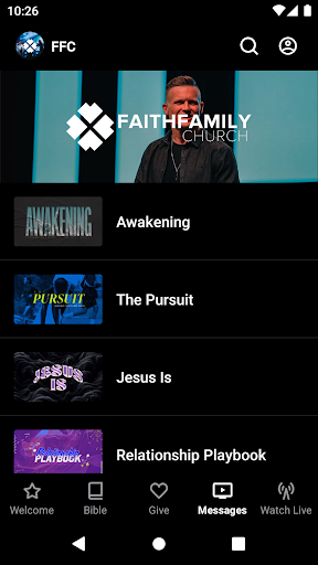 Screenshot of Faith Family Church - Baytown