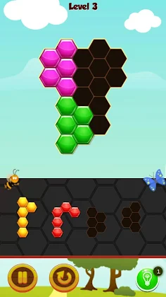 Bee Hexa Puzzle - Screenshot 3