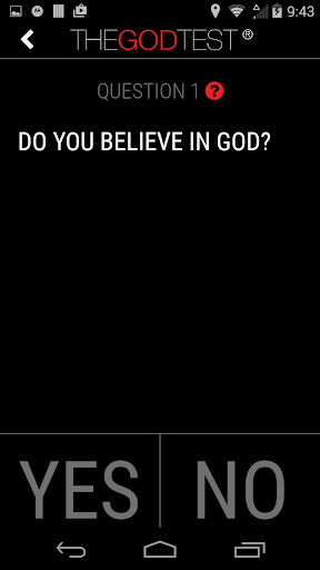 The God Test Screen 2