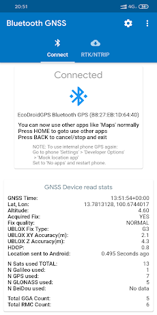 Bluetooth GNSSのおすすめ画像1