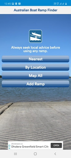 Australian Boat Ramp Finder Screen 2